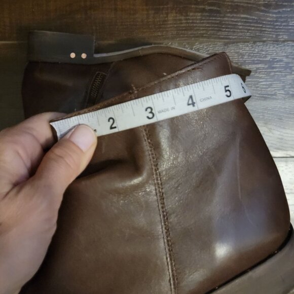 NEW Beek Quail Ankle Boots Womens 7.5 Chocolate Brown Hipster Chic Neutral Boho - Picture 8 of 10